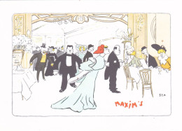 2 Petits Menu De MAXIM'S ,,, De SEM ,,illustrateur - Menükarten