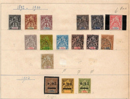 !!! COLO FR, COTE D'IVOIRE, ENSEMBLE DE TP DE 1892-1900 ET 1904 NEUFS * ET OBLIT - Used Stamps