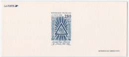 Female Grand Masonic Lodge, Rose, Freemasonry Deluxe Proof Sheet MNH SUPERB CONDITION - Francmasonería