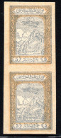 2535. TURKEY 1927 AVIATION SOCIETY POSTAL TAX, SC. RAC9  ISFILA T9 MNH IMPERF PAIR - Unused Stamps