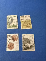 India 1980 Michel 809-12 UNIDO Generalkonferenz - Used Stamps