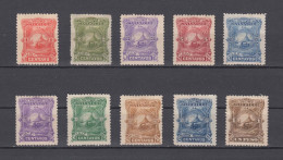 Salvador 1891 Train Stamps Set,Scott#47-56,MH,OG,20c No Gum,VF - Salvador