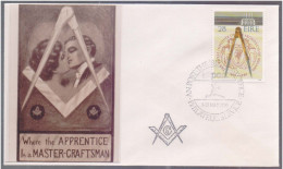 Where The Apprentice In A Master Craftsman Kissing Couple, Love, Freemasonry, Masonic Cover - Vrijmetselarij