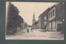 CP - 80 - Ailly-sur-Noye - Rue De L'Eglise - Ailly Sur Noye