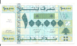 LIBAN 100000 LIVRES 2004 VF P 89 - Lebanon