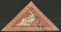 Cape Of Good Hope 1863. 1d Deep Brown-red, SG 18b, SACC 14a, - Cap De Bonne Espérance (1853-1904)