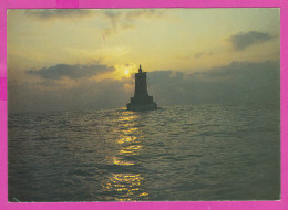 309162 / Summer In Bulgaria - Black Sea Coast , The Lighthouse Of Ahtopol Sunset 1990 PC  Bulgarie Bulgarien Bulgarije - Lighthouses