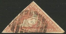 Cape Of Good Hope 1863. 1d Browish-red, SG 18c, SACC 14b, - Cape Of Good Hope (1853-1904)