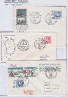 Greenland Station Stromfjord  6 Covers  (GB178) - Estaciones Científicas Y Estaciones Del Ártico A La Deriva