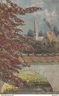 CPA  PAYSAGE   EGLISE  RIVIERE PONT MAISON 1858   804 - Lighthouses