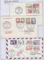 Greenland Station Stromfjord  6 Covers  (GB179) - Estaciones Científicas Y Estaciones Del Ártico A La Deriva