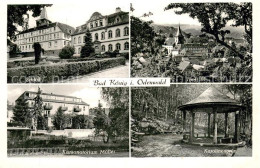 73698065 Bad Koenig Odenwald Schloss Ortsansicht Mit Kirche Kursanatorium Karoli - Bad Koenig
