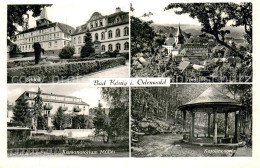 73698065 Bad Koenig Odenwald Schloss Ortsansicht Mit Kirche Kursanatorium Karoli - Bad König