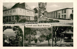 73698063 Bad Koenig Odenwald Badehaus Fafnirbrunnen Wandelhalle Partie Am Bahnho - Bad König