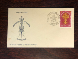 INDIA  FDC COVER 1962 YEAR MALARIA HEALTH MEDICINE STAMPS - Covers & Documents