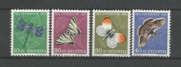 Switzerland 1951 Insects Y.T. 513/516 ** - Neufs