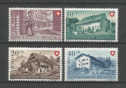 Switzerland 1949 Fête Nationale Y.T. 477/480 ** - Ungebraucht