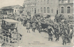 1915   Conflans ( Jarny )  Transport Des Blessés De  La Bataille Des Côtes De Meuse - Jarny