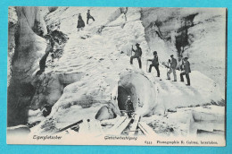 * Lauterbrunnen (Bern - Suisse - Schweiz) * (6355 Photographie R. Gabler) Eigergletscher, Animée, Snow, Neige - Lauterbrunnen