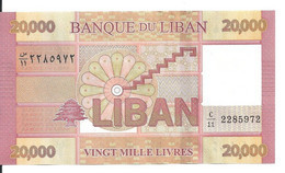 LIBAN 20000 LIVRES 2019 UNC P 93 C - Líbano