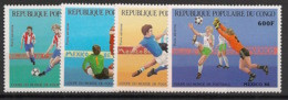 CONGO - 1986 - Poste Aérienne PA N°YT. 349 à 352 - Football World Cup Mexico 86 - Neuf Luxe ** / MNH / Postfrisch - 1986 – Mexico