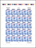 2015 OSCE COMPLETE PROOF PRINT SHEET WITH COLOR SPECTRUM Only 4 Known.Very Fine  2027 - Otros & Sin Clasificación