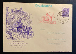 DDR 1954 Privater Ganzsachenumschlag Mi. PU 11 Gestempelt/o Gotha +  Sonderstempel Kutschenbeförderung - Buste Private - Usati