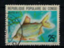 Congo Brazzaville  - "Poisson D'eau Douce : Liyan" - Oblitéré N° 450 De 1977 - Usados