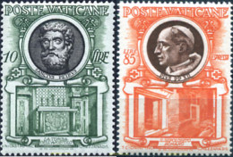 724714 MNH VATICANO 1953 PAPAS Y BASILICA DE SAN PEDRO - Nuevos