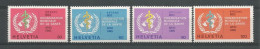 Switzerland 1975 WHO Y.T. S 446/449 ** - Service