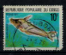 Congo Brazzaville - "Poisson D'eau Douce : Lilan" - Oblitéré N° 448 De 1977 - Used