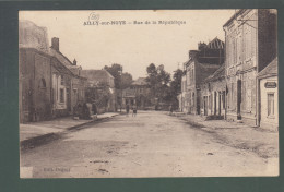 CP - 80 - Ailly-sur-Noye - Rue De La République - Ailly Sur Noye