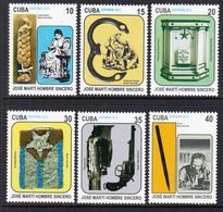 2013 Cuba Jose Marti National Hero  Complete Set Of 6 MNH - Unused Stamps