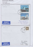 Greenland Station Tasiilaq / Thiiererilaaq 2 Covers (GB187) - Forschungsstationen & Arctic Driftstationen