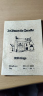 5004 BOUGE LA FERME DU QUARTIER 07/08/1993 - Menus