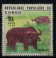 Congo Brazzaville  - "Buffles" - Oblitéré N° 418 De 1976 - Usati