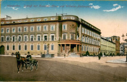 73696637 Wiesbaden Schloss Mit Kavalier- Haus Und Wilhelm- Heilanstalt Einspanne - Wiesbaden