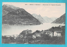 * Lugano (Ticino - Suisse - Schweiz) * (Edition Colortype 4671) Monte S. Salvatore, Panorama Da Lugano Pazzallo - Lugano