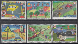 2014 Cuba National Road Safety Health Complete Set Of 6 MNH - Neufs