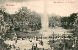 73696575 Wiesbaden Kursaalweiher Mit Fontaine Wiesbaden - Wiesbaden