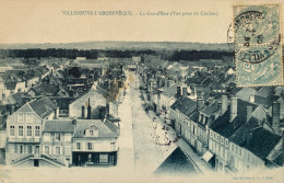 CPA VILLENEUVE L'ARCHEVÊQUE (Yonne) - La Grand'Rue (vue Prise Du Clocher) - Villeneuve-l'Archevêque