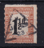 South Africa: 1922   Postage Due [rouletted]   SG D10    1½d        Used - Postage Due