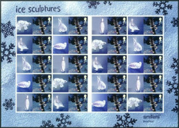 2003 Ice Sculptures 2nd Class Smilers Sheet Unmounted Mint.  - Francobolli Personalizzati