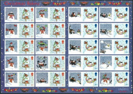 2005 Christmas Robins Smilers Sheet Unmounted Mint.  - Persoonlijke Postzegels