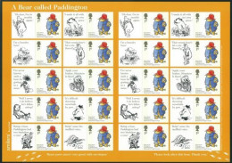 2006 Animal Tales, A Bear Called Paddington Smilers Sheet Unmounted Mint.  - Smilers Sheets