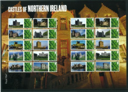 2009 Nothern Ireland Castles Patchwork Fields 1st Class Smilers Unmounted Mint.  - Personalisierte Briefmarken