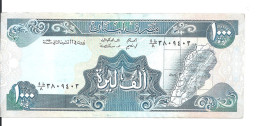 LIBAN 1000 LIVRES 1990 VF P 69 B - Libano