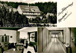 73696251 Meschede Haus Koeppnerkopf Hotel Kaminzimmer Kegelbahn Meschede - Arnsberg