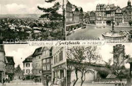 73696181 Butzbach Blick Vom Schrenzer Markt Rathaus Brunnen Weiselerstrasse Hexe - Butzbach