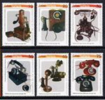 2015 Cuba History Of Telephone Communications Complete Set Of 6 MNH - Unused Stamps